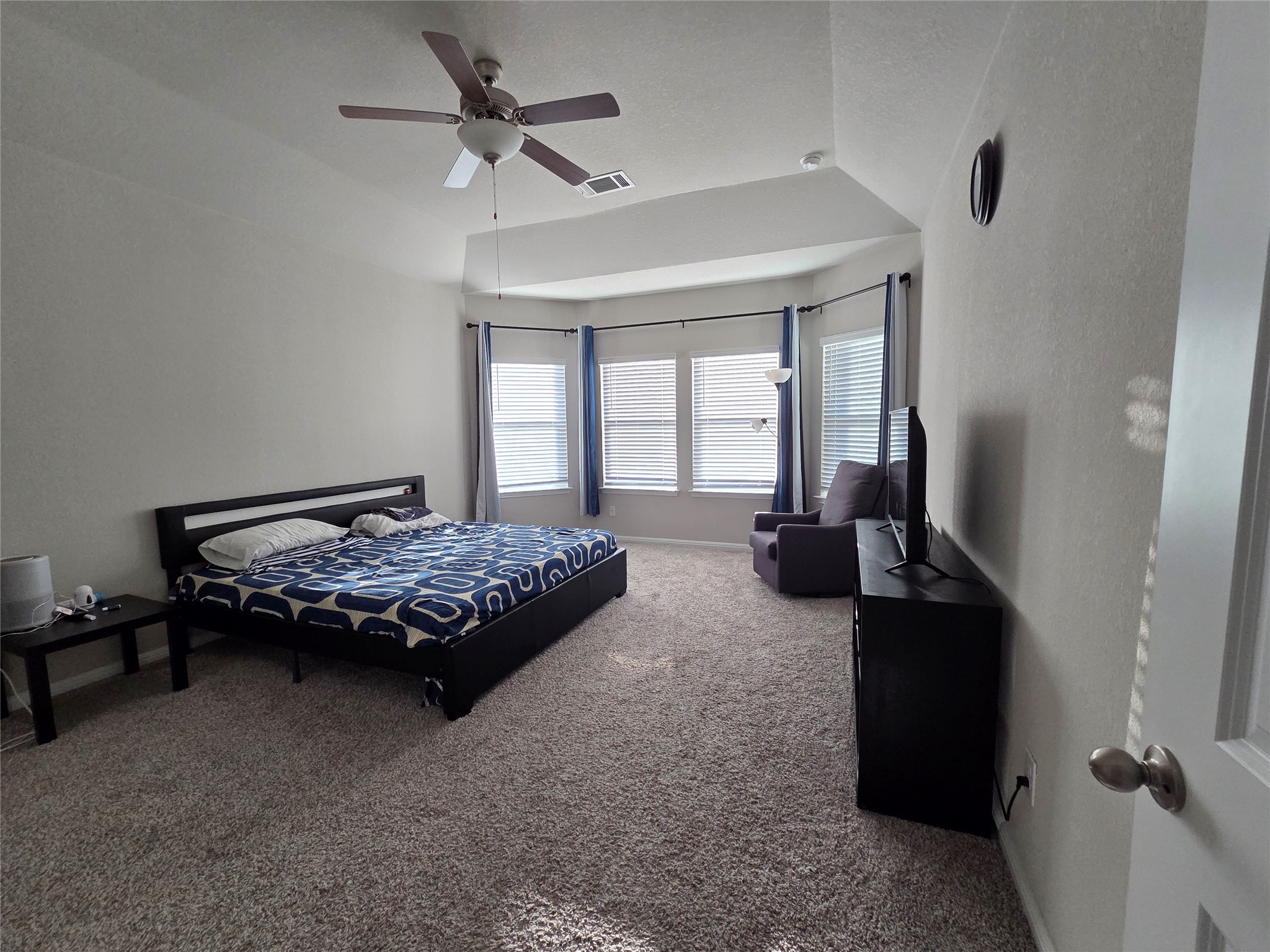 300 Windy Reed Road Hutto, TX 78634 - Photo 20 of 24 a bedroom with a bed and a large window