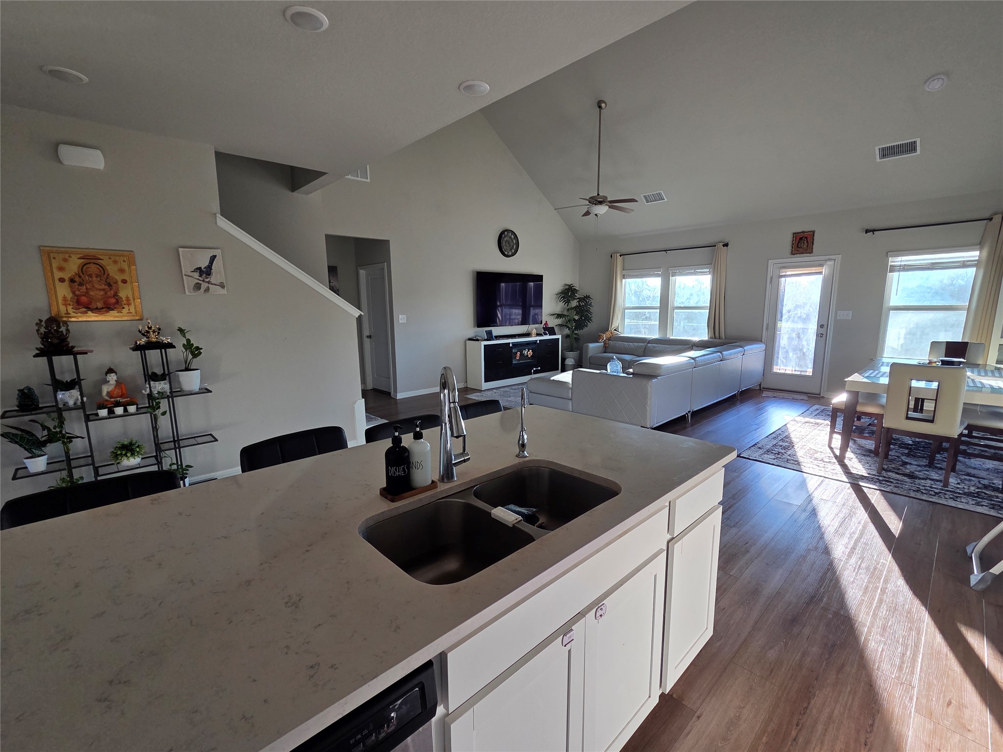 300 Windy Reed Road Hutto, TX 78634 - Photo 24 of 24 a kitchen with a sink a counter space appliances and cabinets