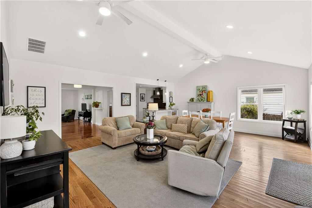 760 Scott Circle Decatur, GA 30033 - Photo 19 of 48 a living room with furniture and a wooden floor