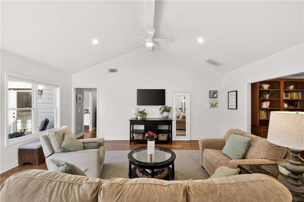 760 Scott Circle Decatur, GA 30033 - Photo 21 of 48 a living room with furniture and a flat screen tv