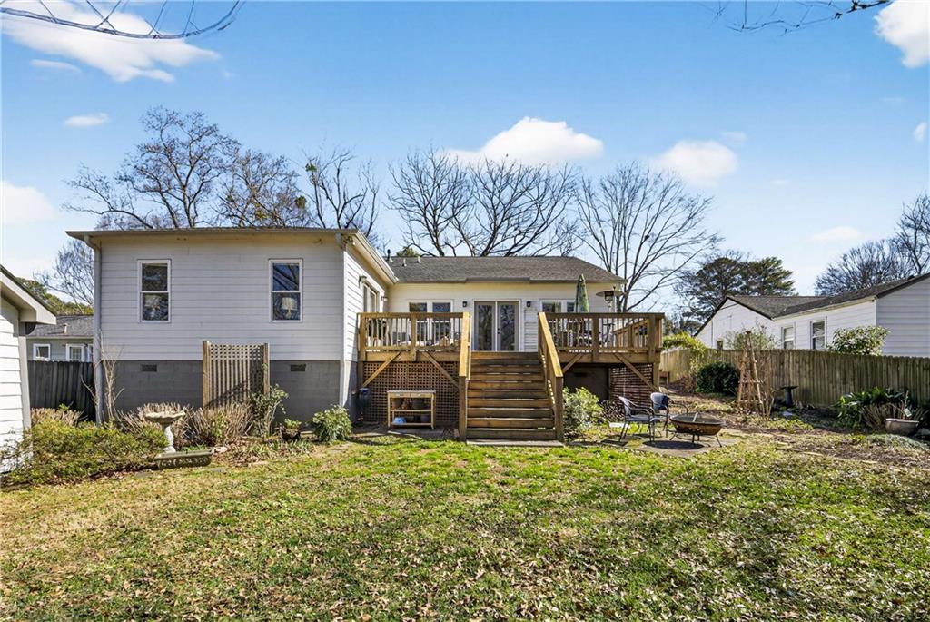 760 Scott Circle Decatur, GA 30033 - Photo 42 of 48 a front view of a house with garden