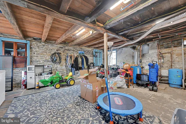 a view of storage and utility room