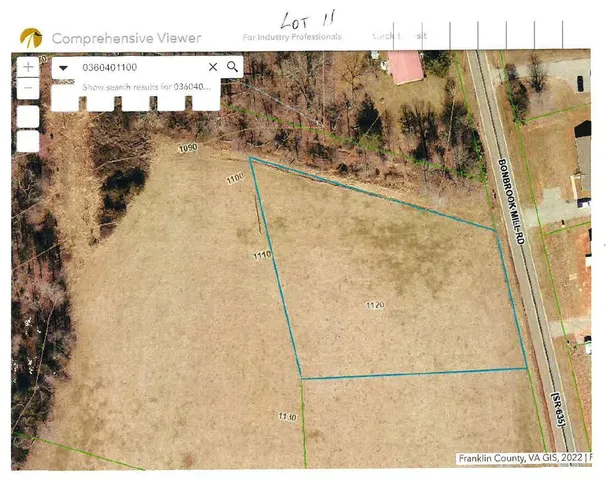 $34,500 | Lot 11 Bonbrook Mill Road, Wirtz, VA 24184