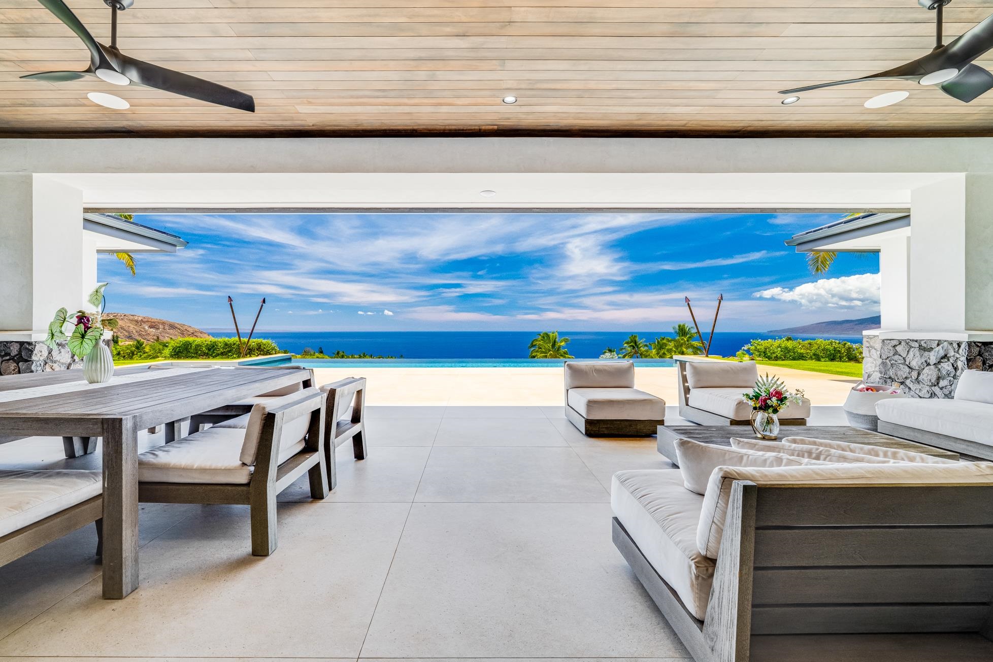 a dining table with chairs and a table