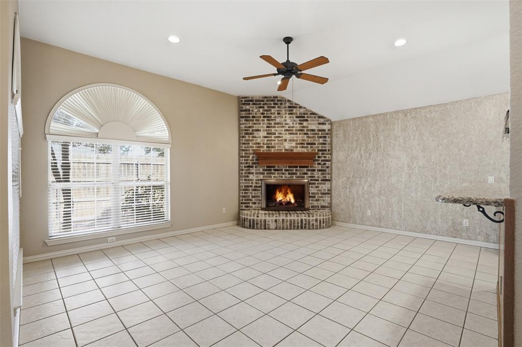 231 Bluff View Court Aledo, TX 76008 - Photo 21 of 34 a view of an empty room with a fireplace