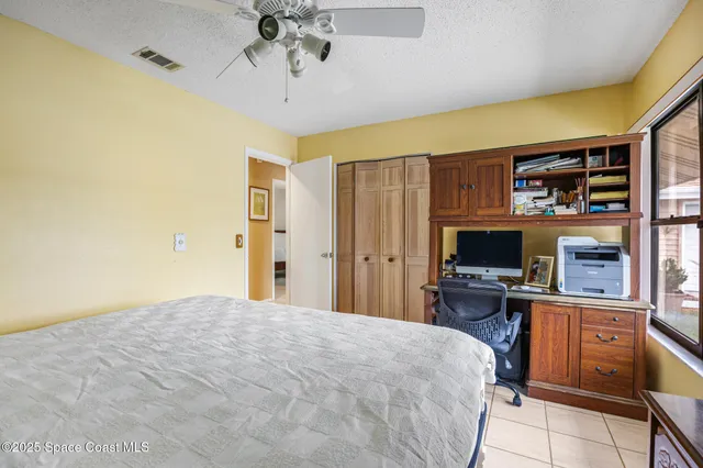 a view of a golf course with a garden