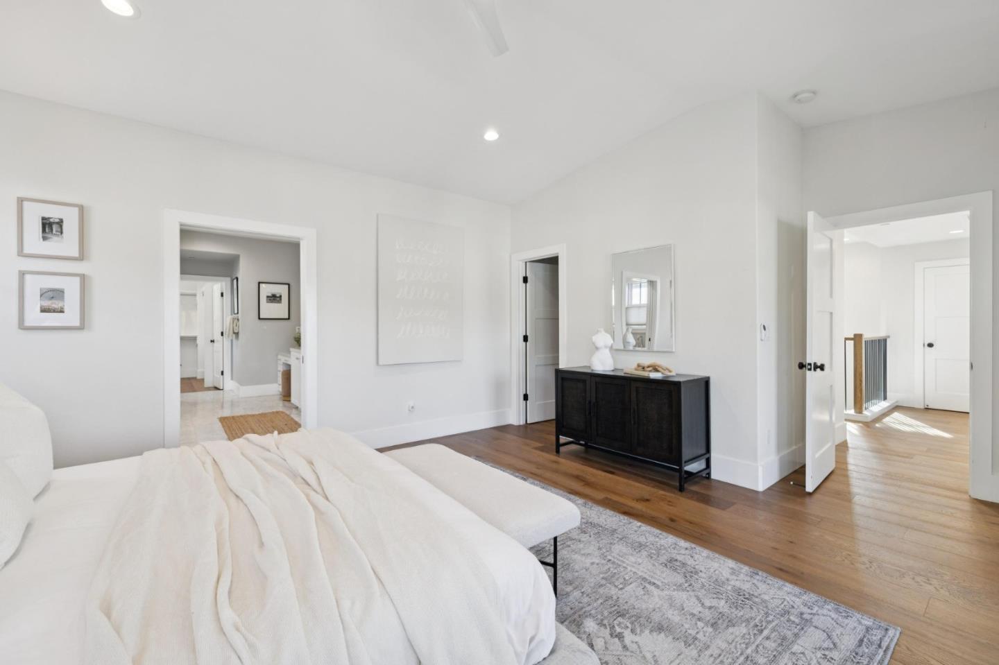 1103 Creed Street Milpitas, CA 95035 - Photo 37 of 74 a bedroom with a bed and a fireplace