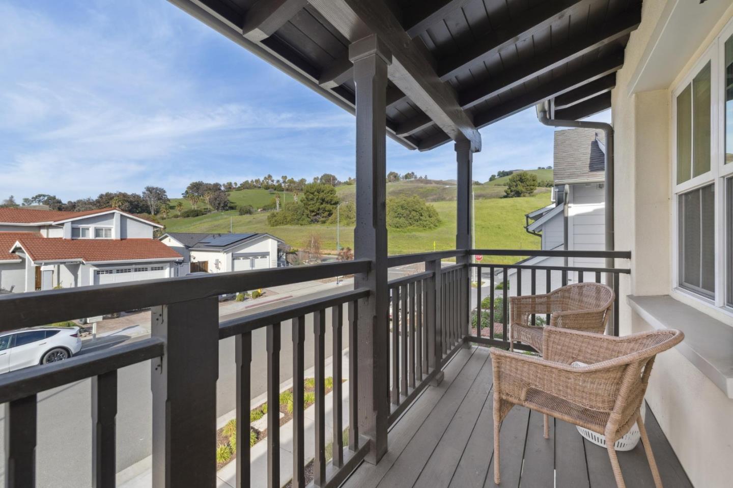 1103 Creed Street Milpitas, CA 95035 - Photo 39 of 74 a view of a balcony with wooden floor and outdoor space