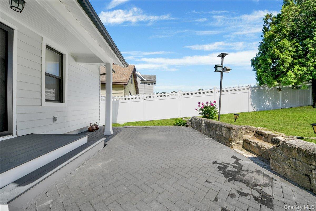 925 Reynolds Street Peekskill, NY 10566 - Photo 32 of 42 Backyard - New Stone Patio