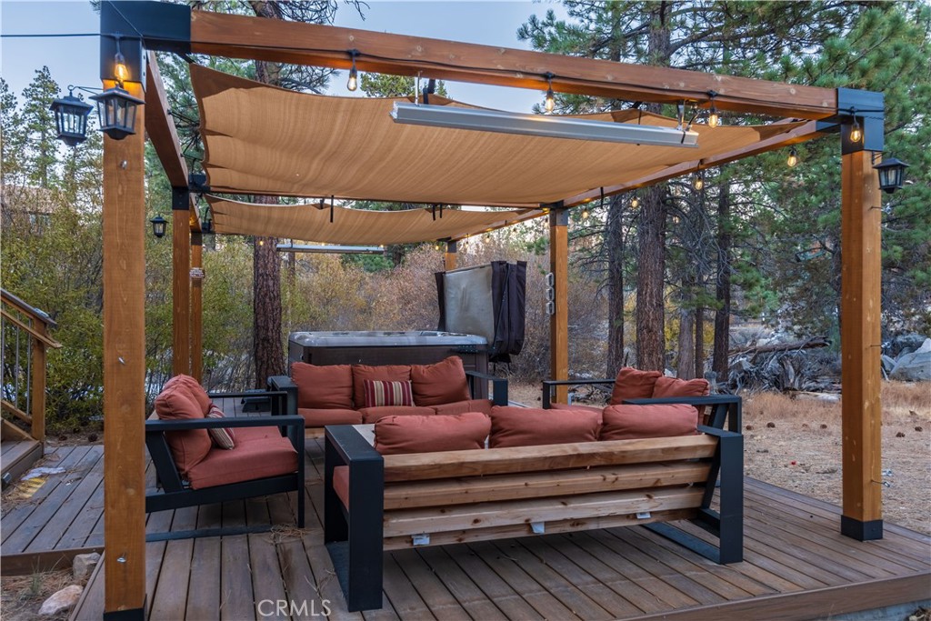 325 Stony Creek Road Big Bear Lake, CA 92315 - Photo 39 of 42 a outdoor view with a sitting space