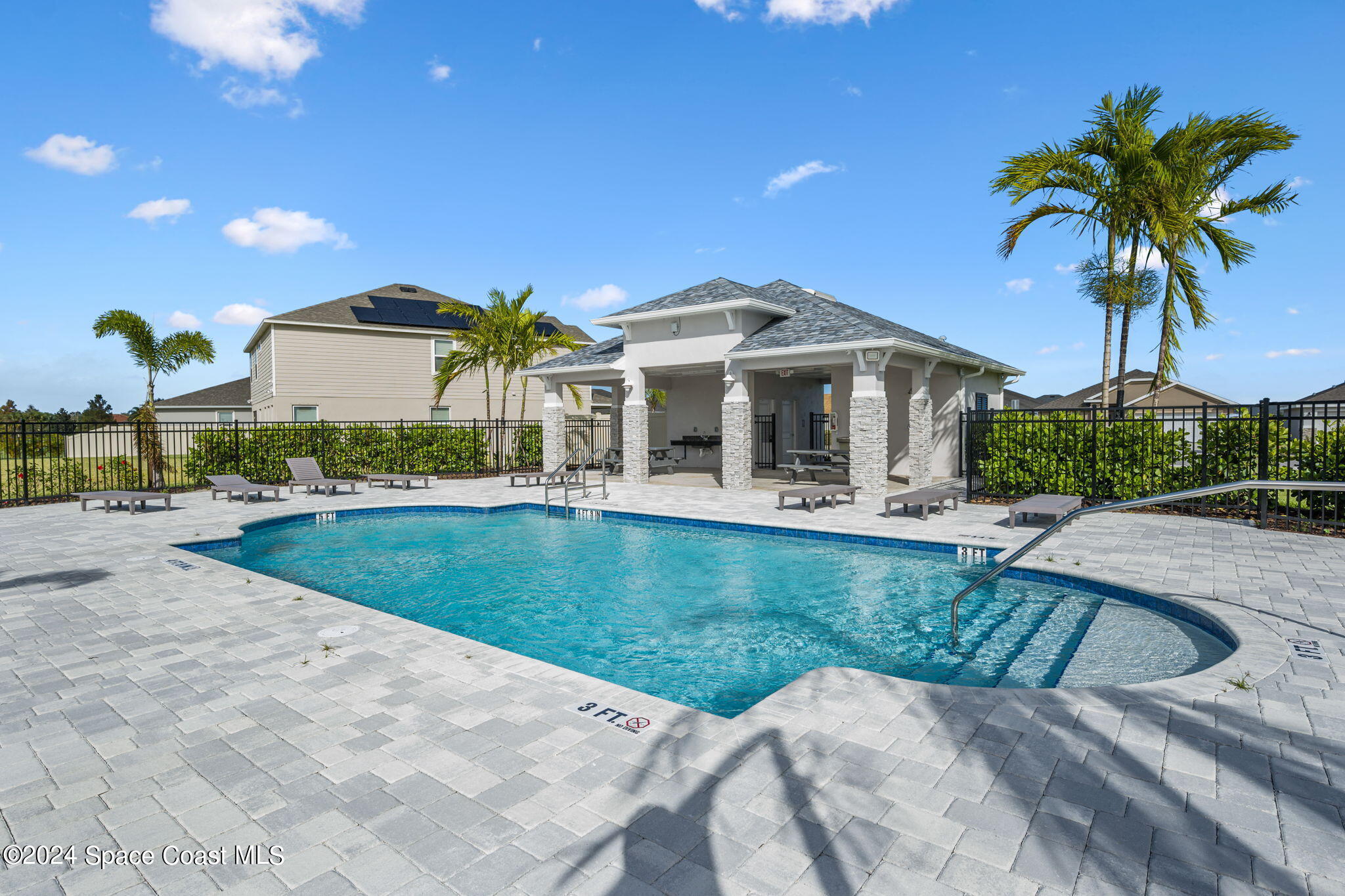 3500 Rixford Way Palm Bay, FL 32909 - Photo 53 of 55 a front view of a house with garden