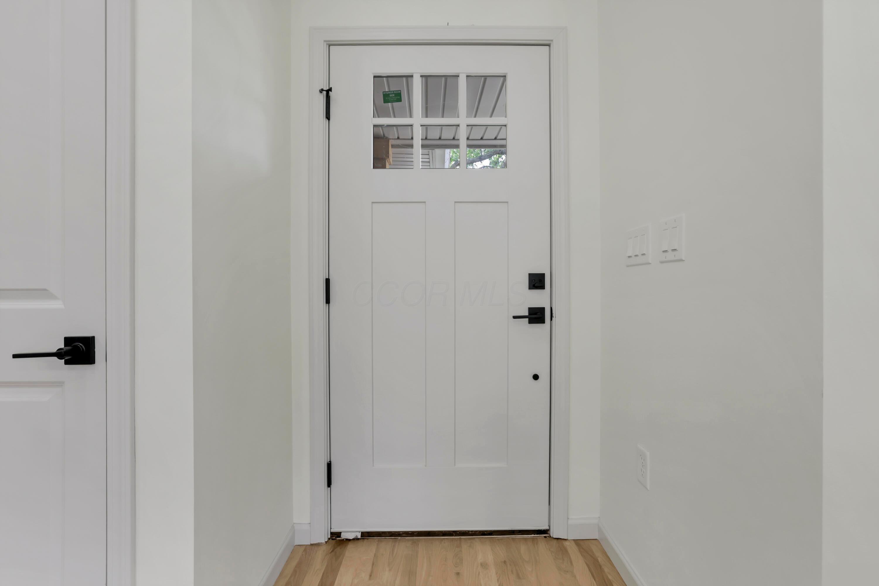 Inside of front door