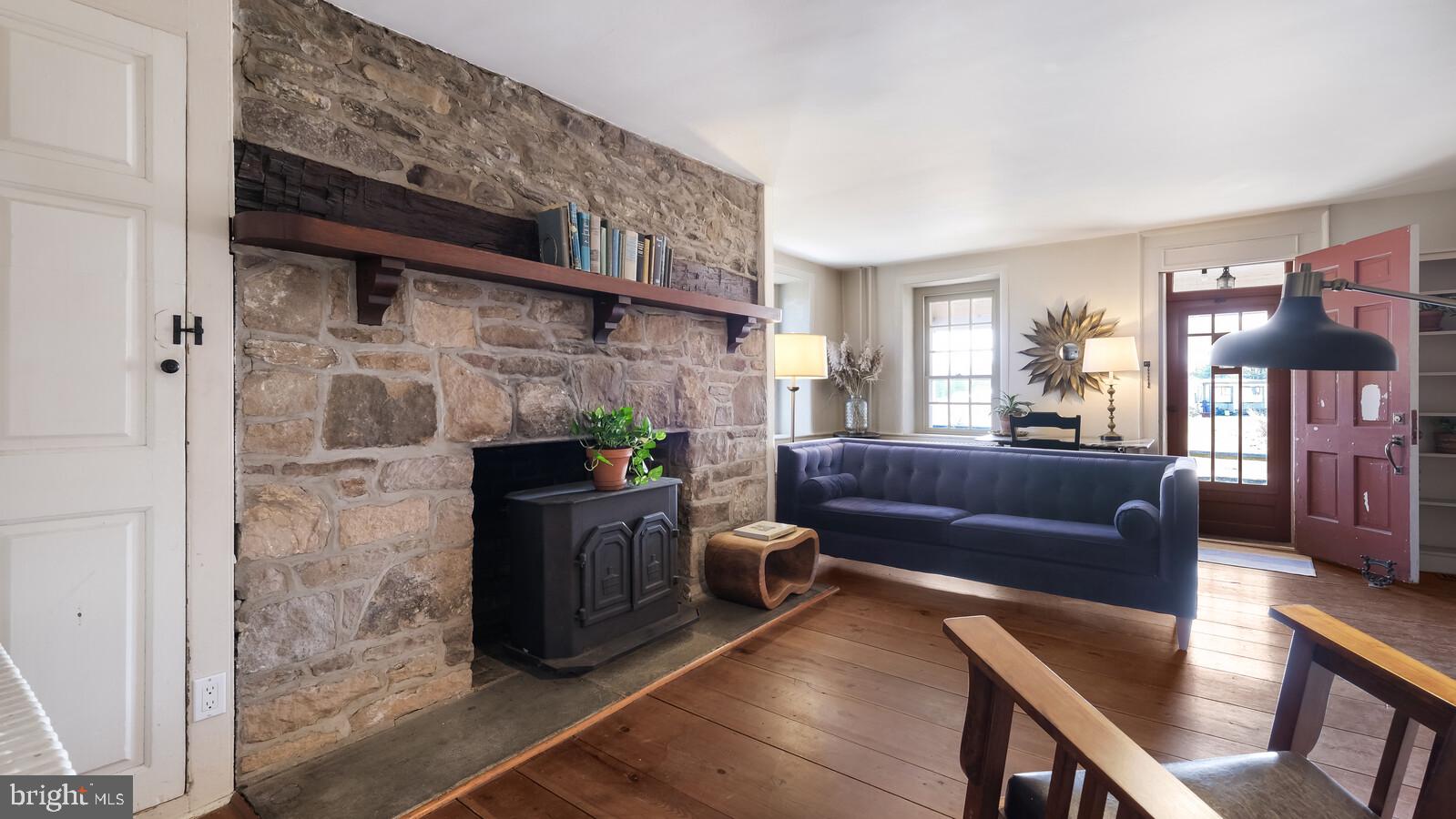 429 Ridge Road Sellersville, PA 18960 - Photo 19 of 64 Stone Fireplace