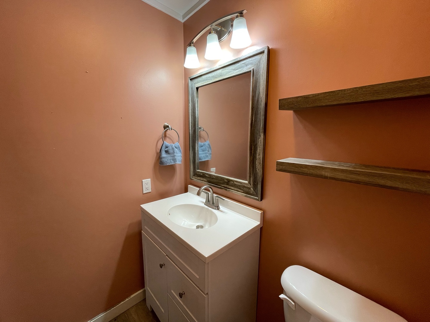 405 Park Circle St. Joseph, IL 61873 - Photo 20 of 35 a bathroom with a sink toilet and mirror