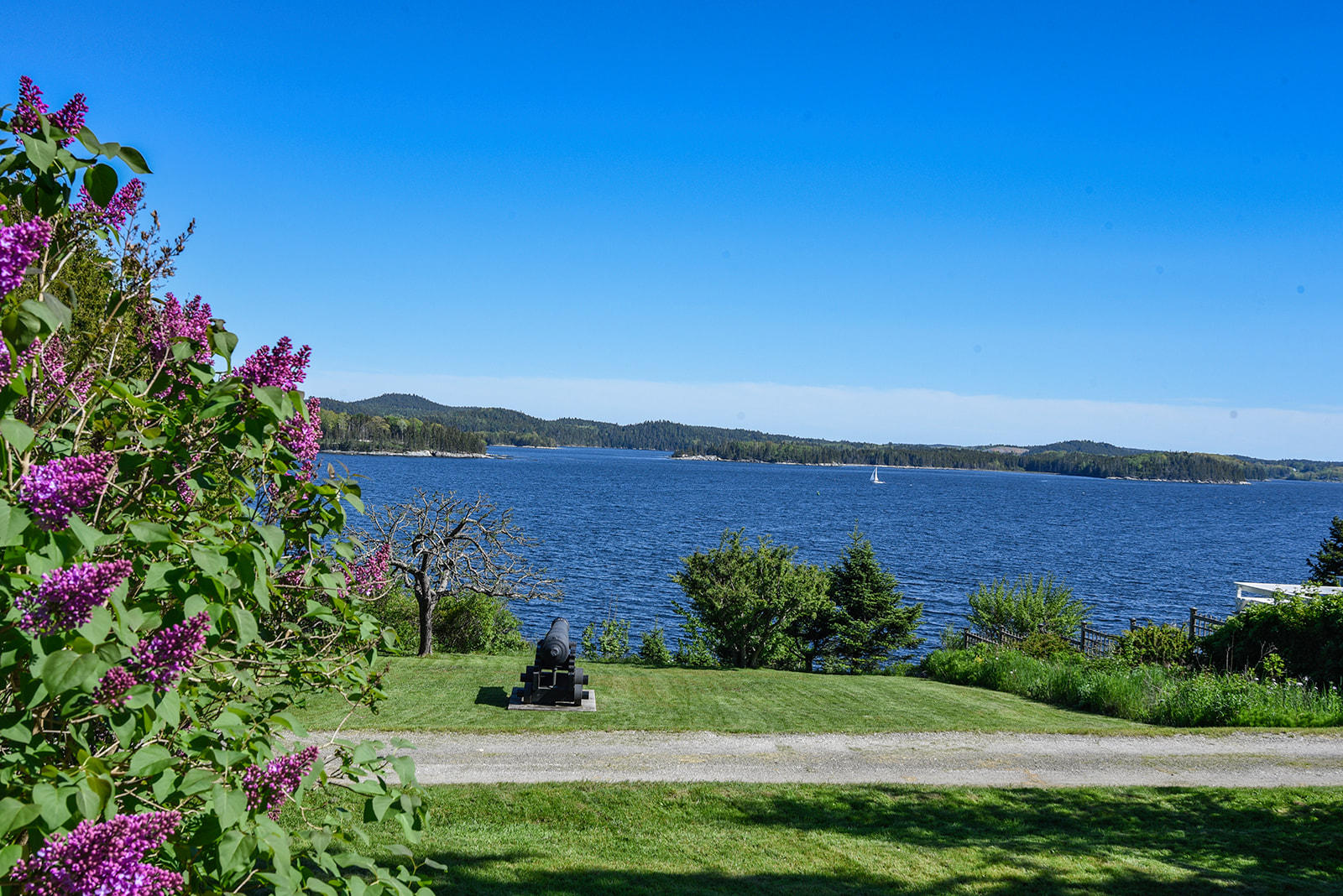 5 Perkins Street Castine, ME 04421 - Photo 13 of 49 View from terrace