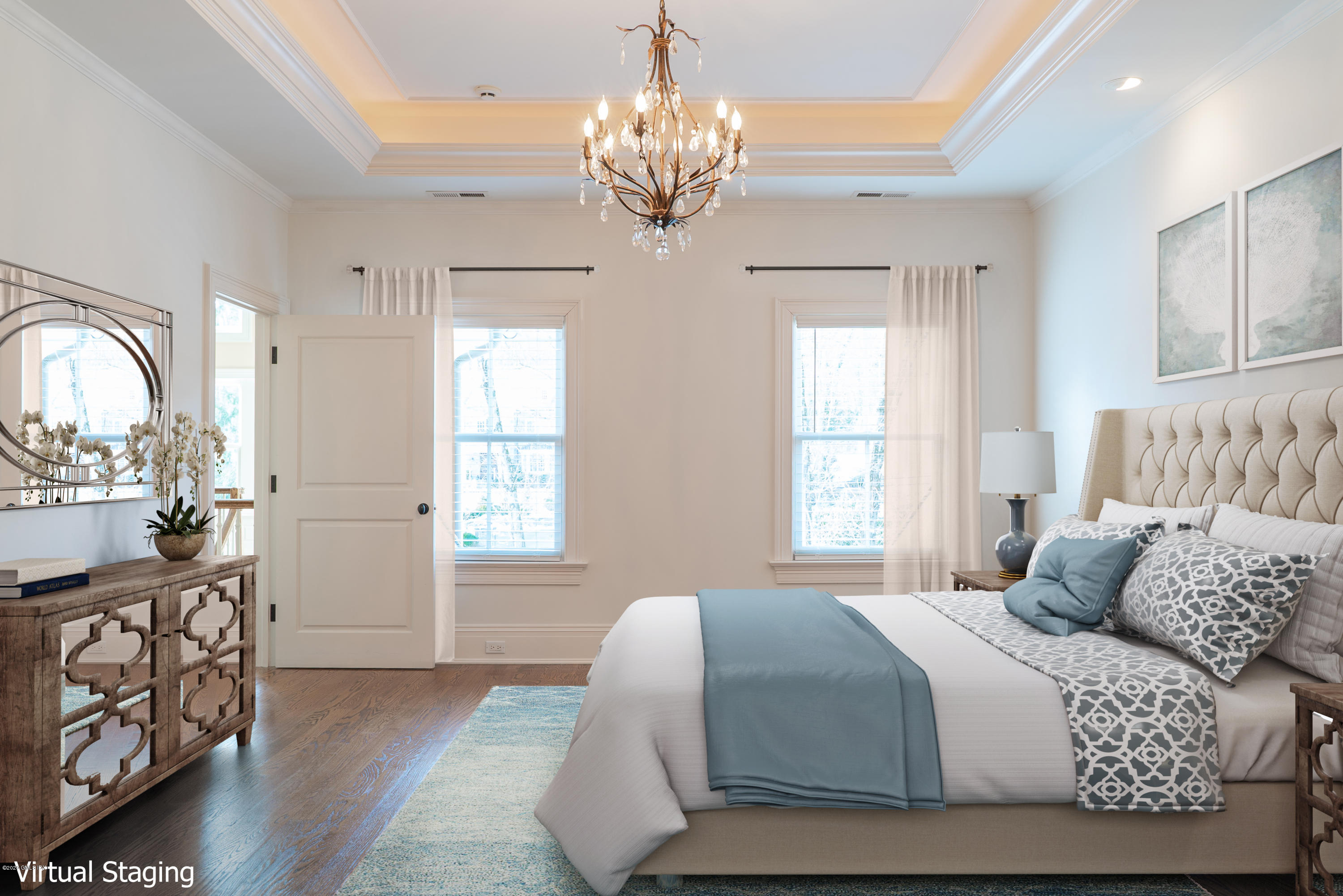 53 Hillside Road Greenwich, CT 06830 - Photo 15 of 31 a bedroom with bed and window