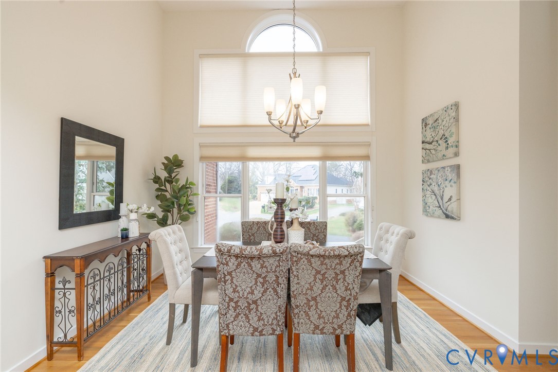 5713 Promontory Place Midlothian, VA 23112 - Photo 16 of 39 a view of a dining room with furniture window and outside view