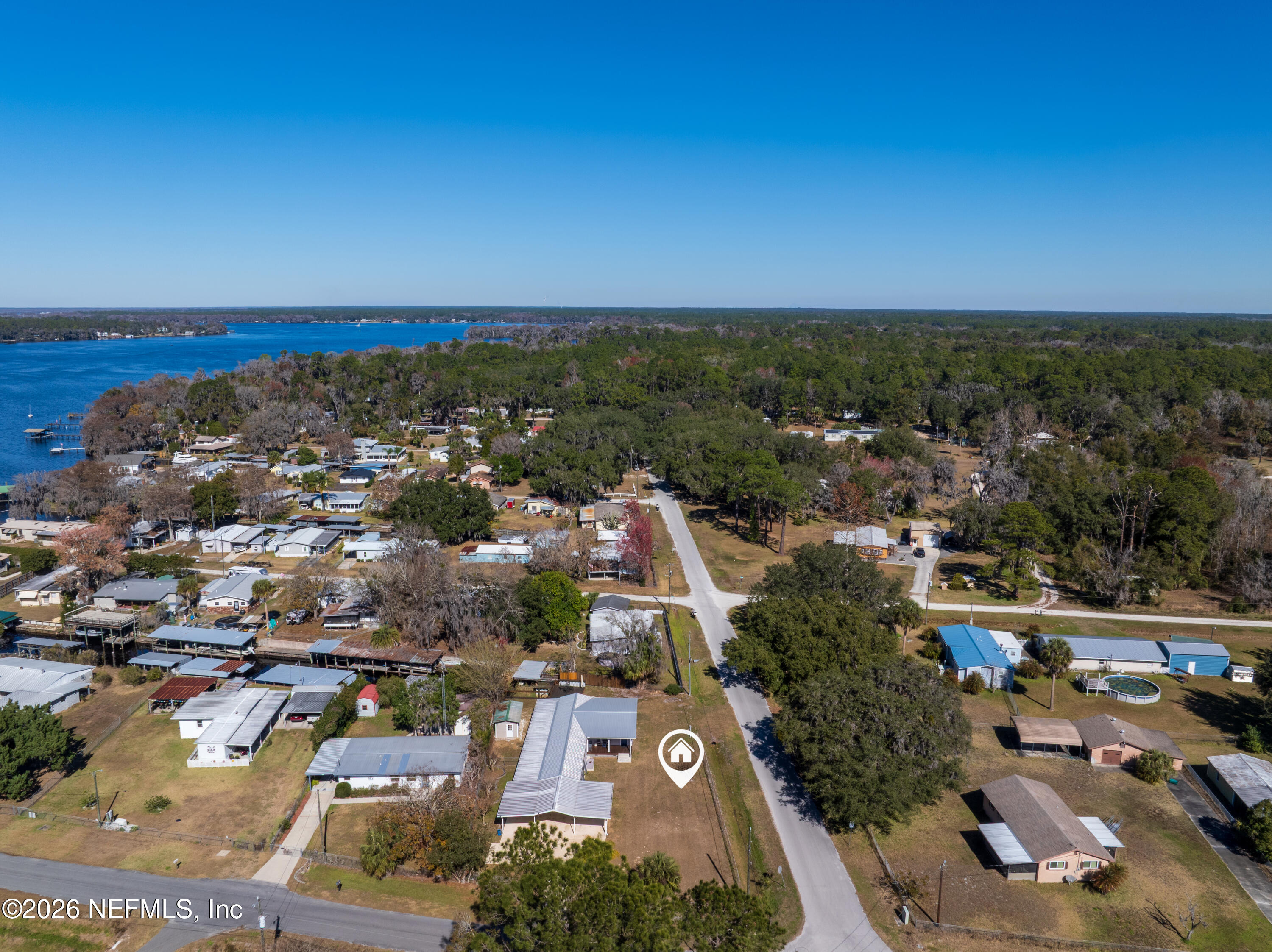 253 Hess Road Crescent City, FL 32112 - Photo 33 of 38 an aerial view of residential houses with outdoor space