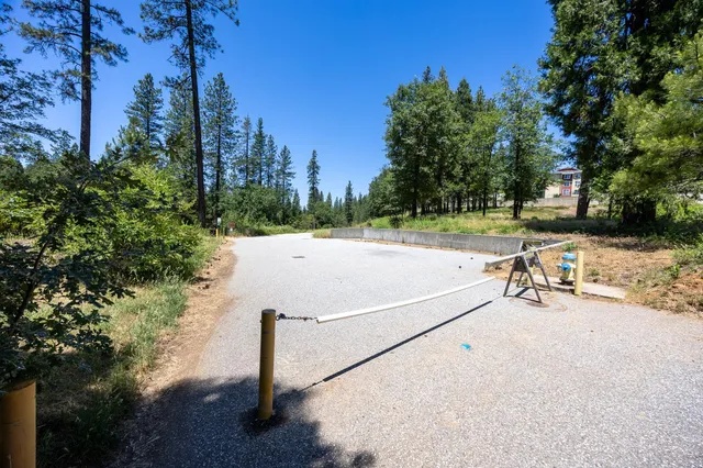 a view of a backyard of a house