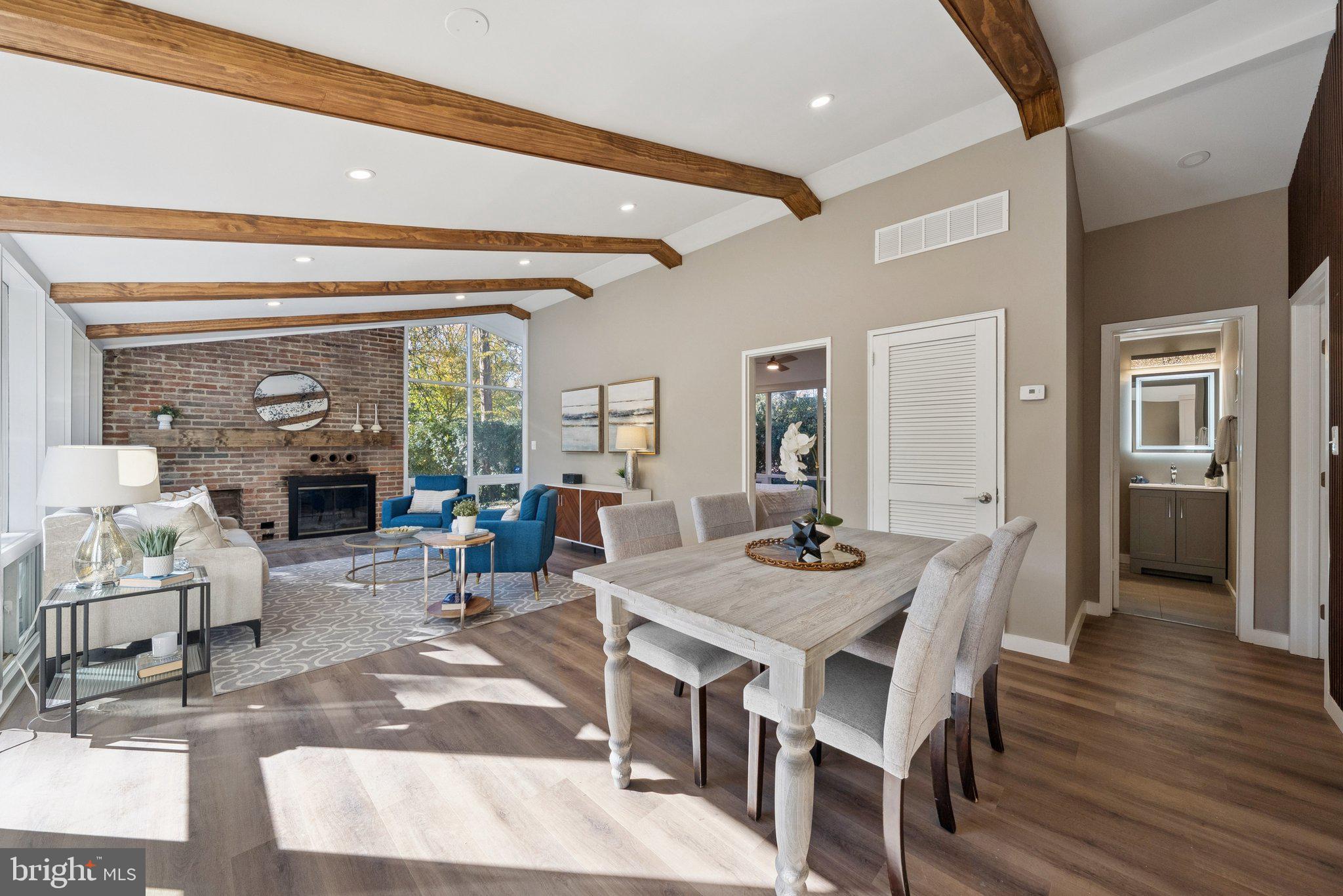 11511 Highview Avenue Silver Spring, MD 20902 - Photo 15 of 39 a view of a dining room with furniture and wooden floor