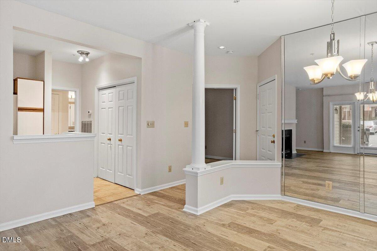 1001 Brighthurst Drive, Unit 106 Raleigh, NC 27605 - Photo 17 of 23 a view of a bathroom with a bathtub and shower