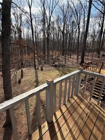 a view of outdoor space with seating