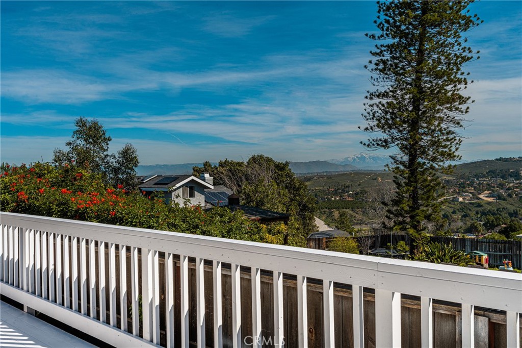 14312 Martin Riverside, CA 92503 - Photo 19 of 58 a view of a balcony with wooden floor and fence