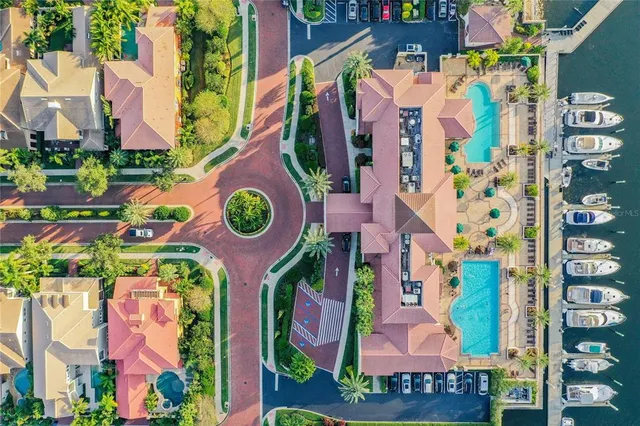 a view of a lake with a house