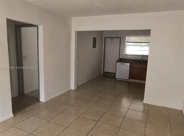a view of a livingroom with a window