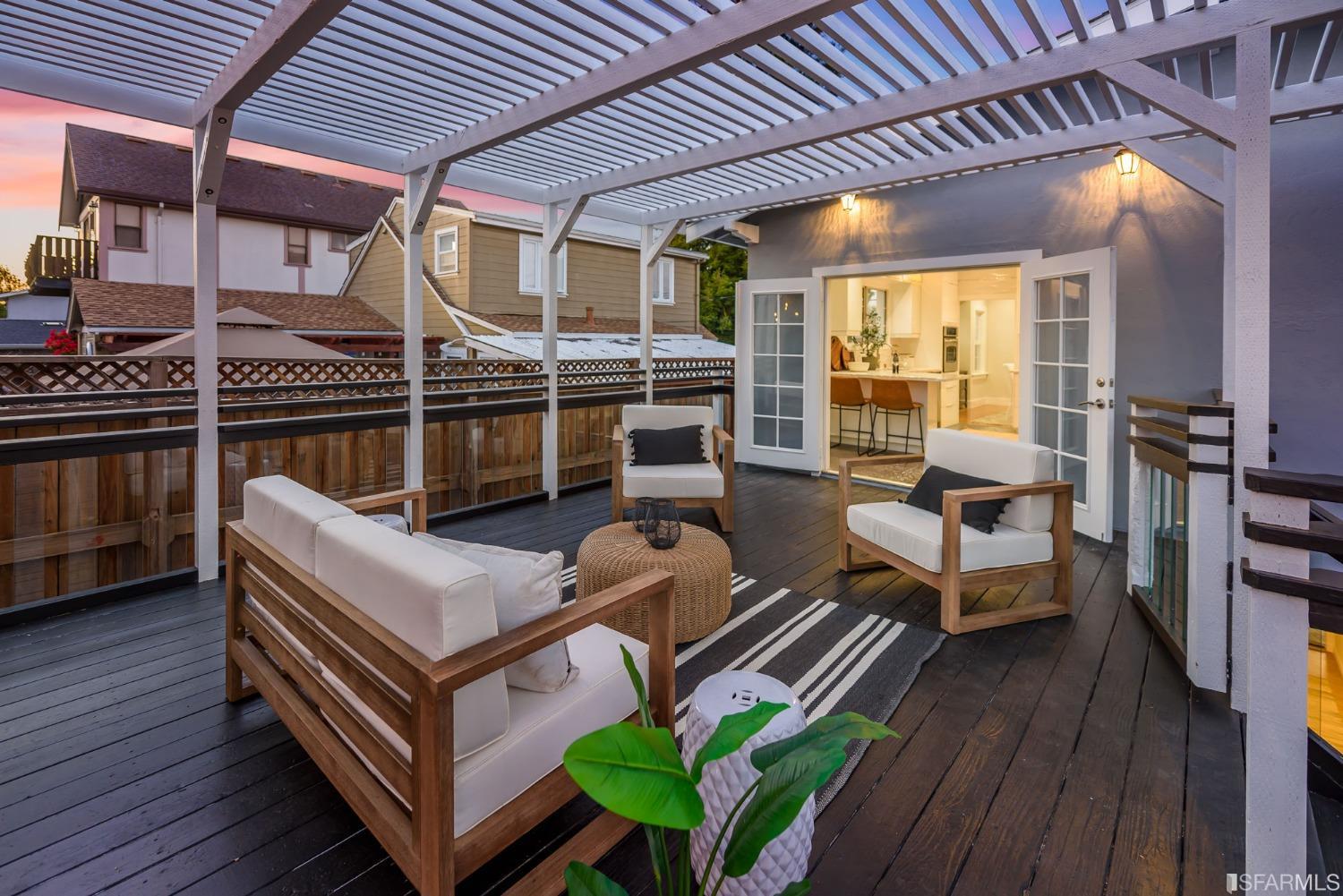 9 Bancroft Road Burlingame, CA 94010 - Photo 12 of 45 a outdoor space with furniture