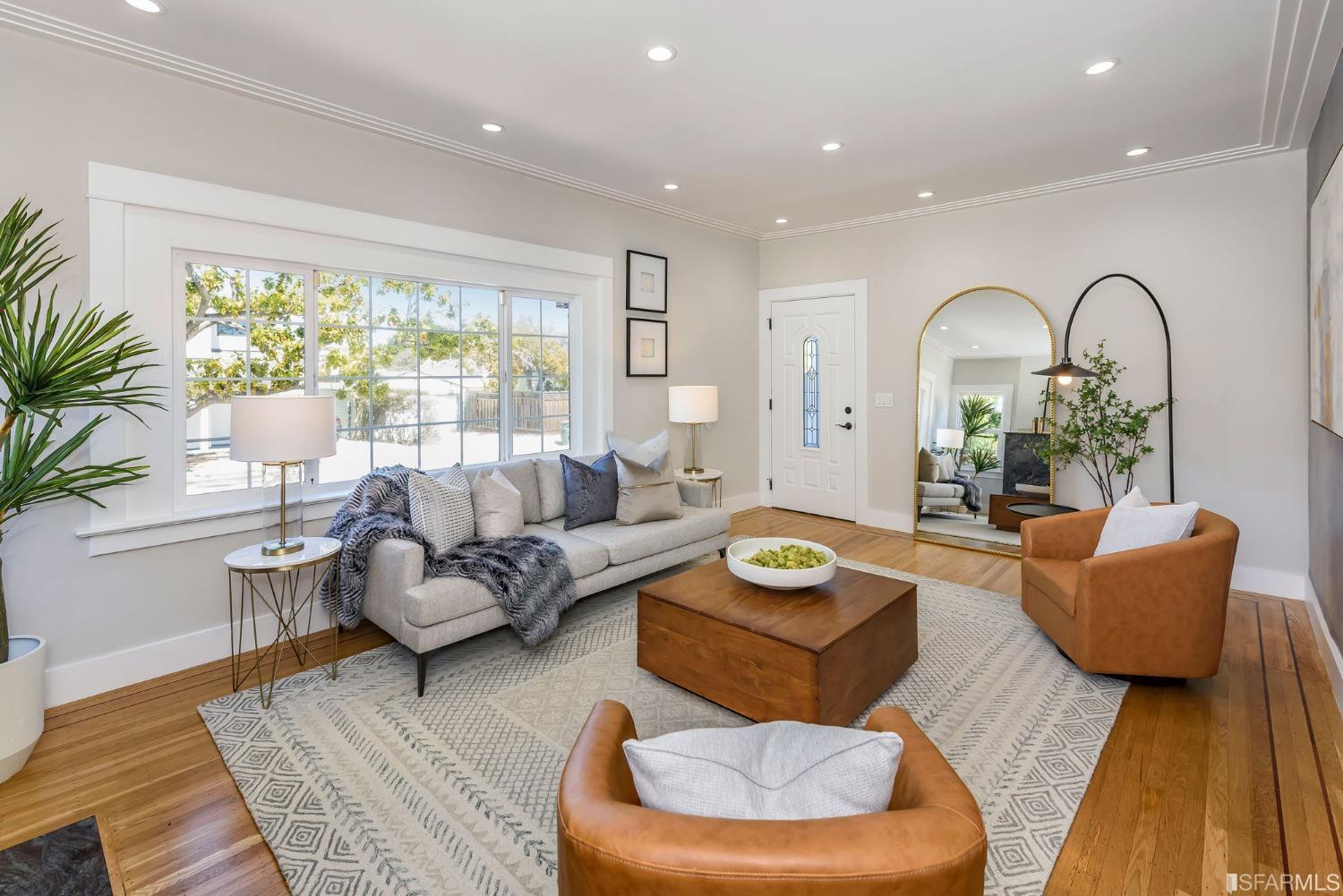 9 Bancroft Road Burlingame, CA 94010 - Photo 17 of 45 a living room with furniture and a large window