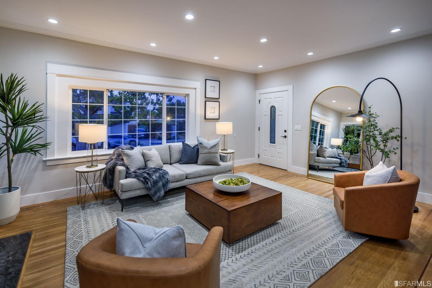 9 Bancroft Road Burlingame, CA 94010 - Photo 6 of 45 a living room with furniture and a large window