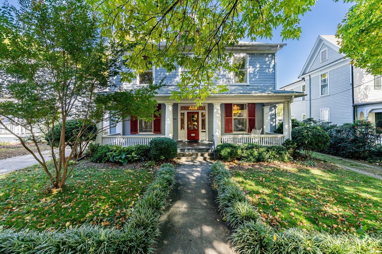 521 East Jones Street Raleigh, NC 27601 - Photo 1 of 29 Stately and versatile, the T. B. Wilkinson House, c.1911, has 5 BR, 3.5 Baths with MBR options up & down.