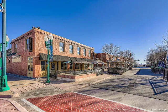 a view of a building with many windows