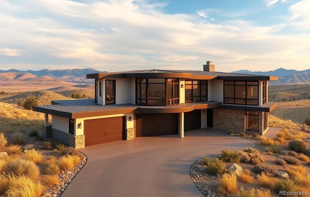 855 Shelton Road Golden, CO 80401 - Photo 6 of 27 a view of a house with a backyard and a balcony