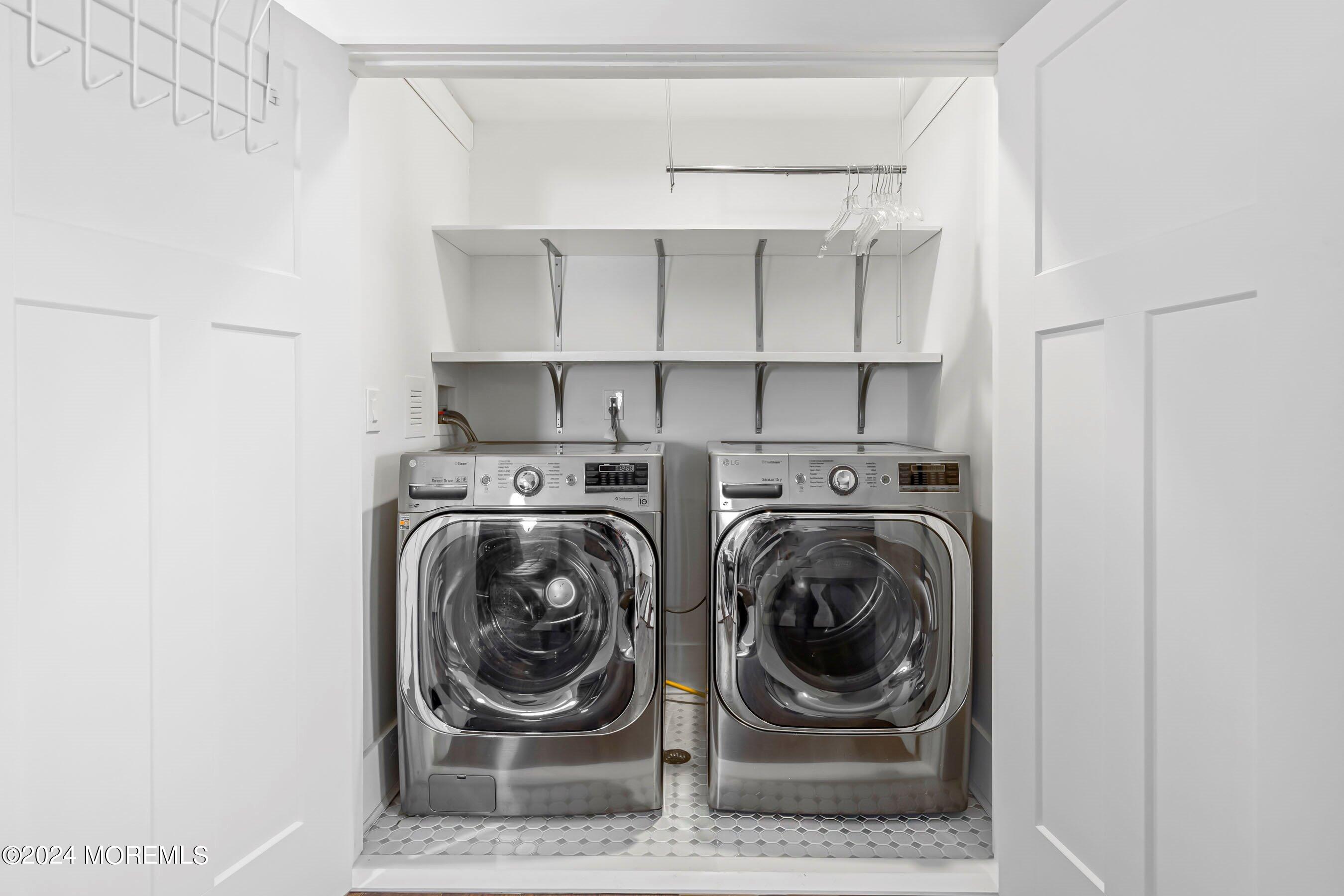 100 Forman Avenue Point Pleasant Beach, NJ 08742 - Photo 23 of 46 a utility room with dryer and washer