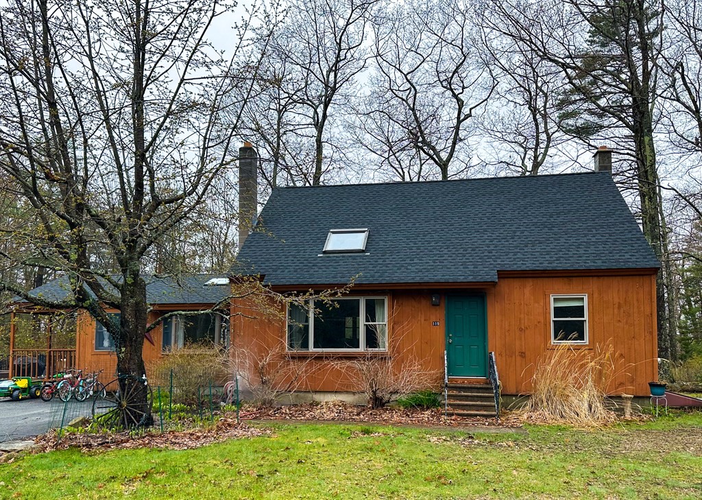 front view of house with a yard