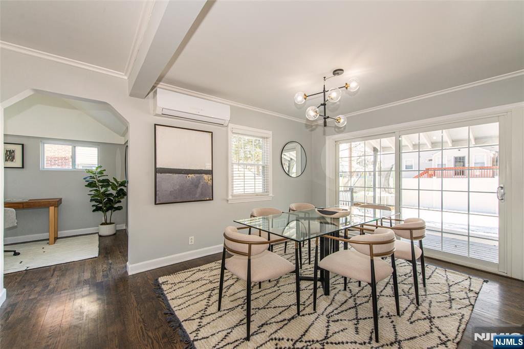 1169 Broad Street Bloomfield, NJ 07003 - Photo 15 of 47 a view of a dining room with furniture window and wooden floor