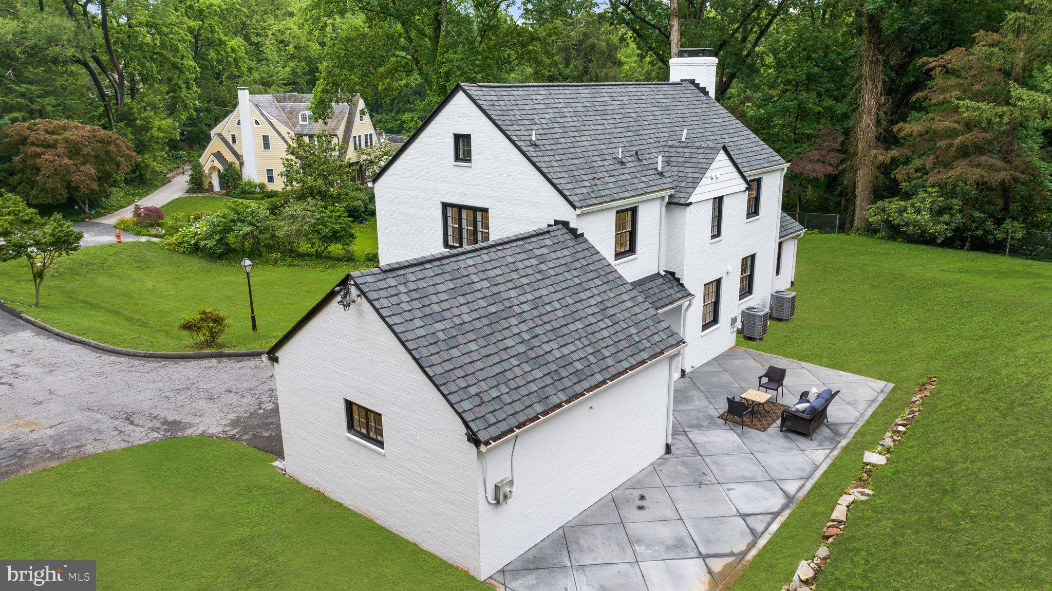 7819 Overbrook Road Ruxton, MD 21204 - Photo 61 of 80 a aerial view of a house with a yard balcony and swing