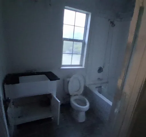 a big house with a big yard and large tree