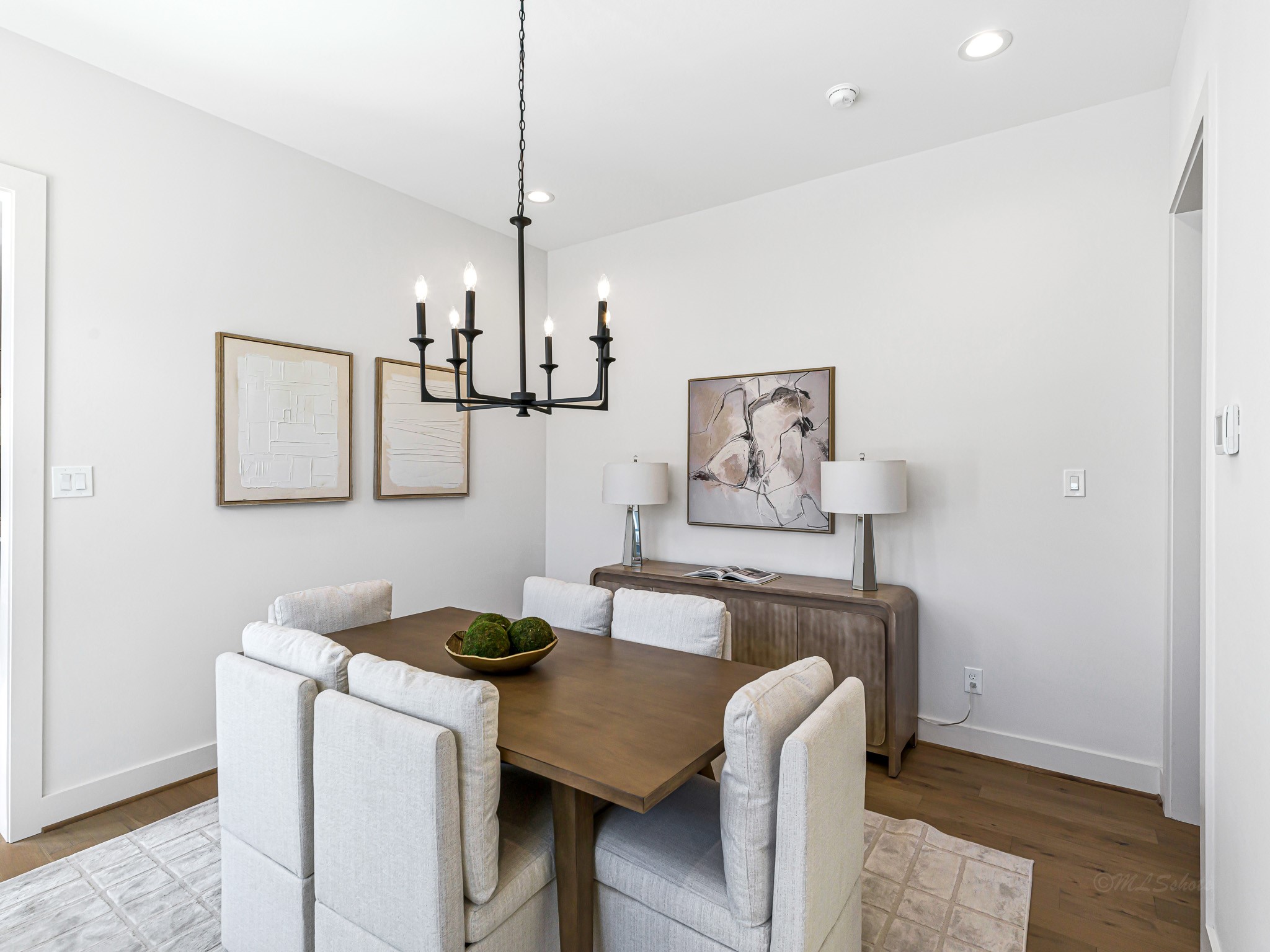 1207 Tabor Street Houston, TX 77009 - Photo 7 of 46 a dining room with furniture and wooden floor