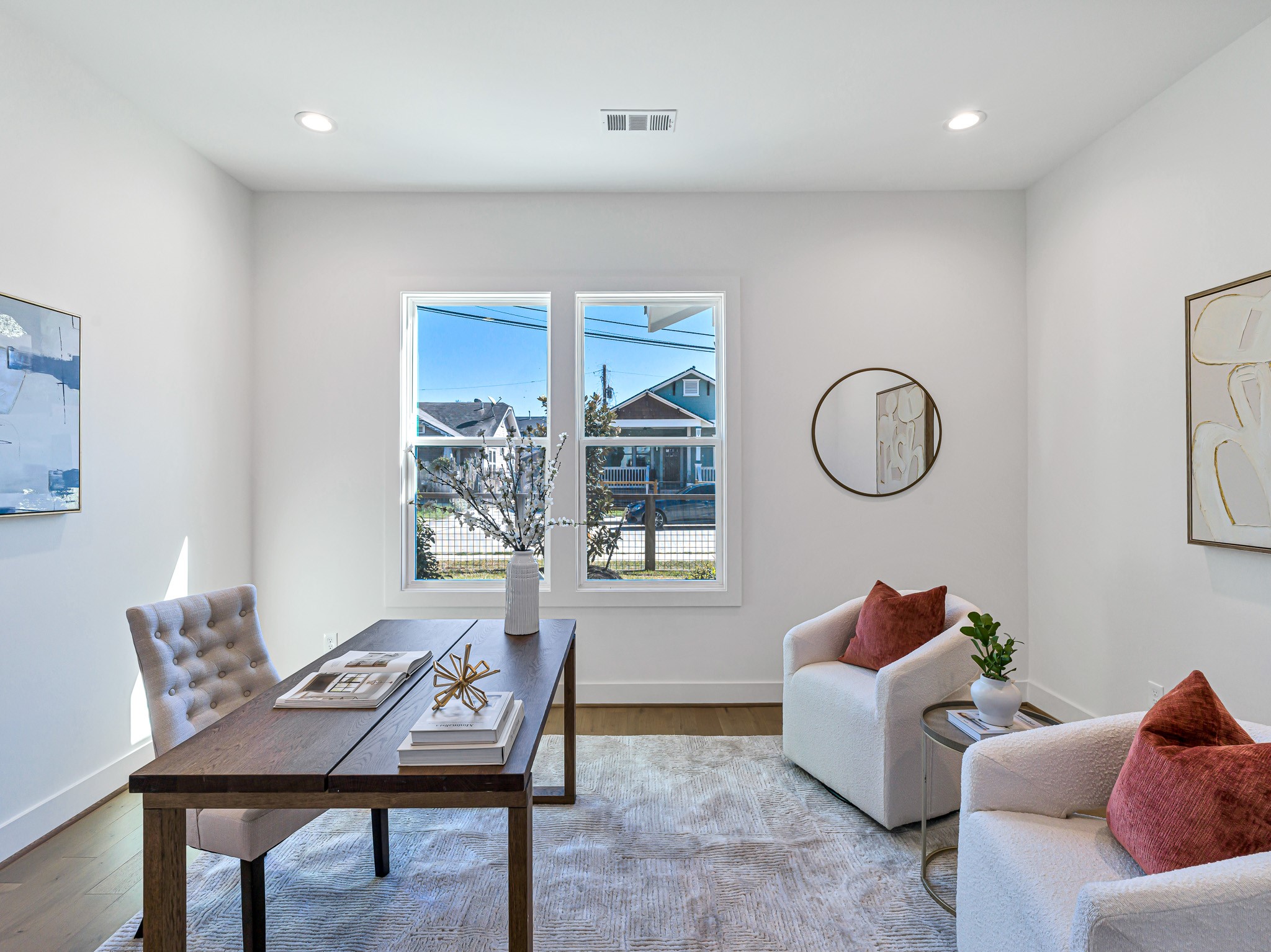 1207 Tabor Street Houston, TX 77009 - Photo 8 of 46 a living room with furniture a window and a potted plant