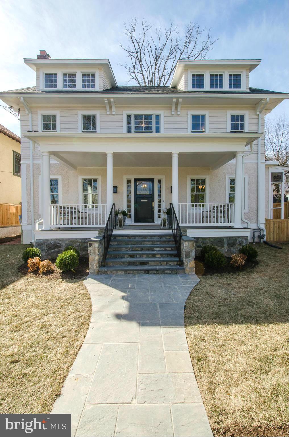 3816 Military Road Northwest Washington, DC 20015 - Photo 2 of 22 a front view of a house