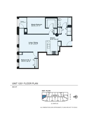 $310,000 | 1255 South State Street, Unit 1201, Chicago, IL 60605