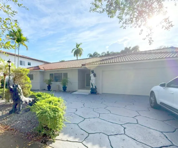 a view of a house with a patio