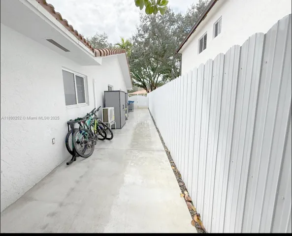 a view of balcony with couch