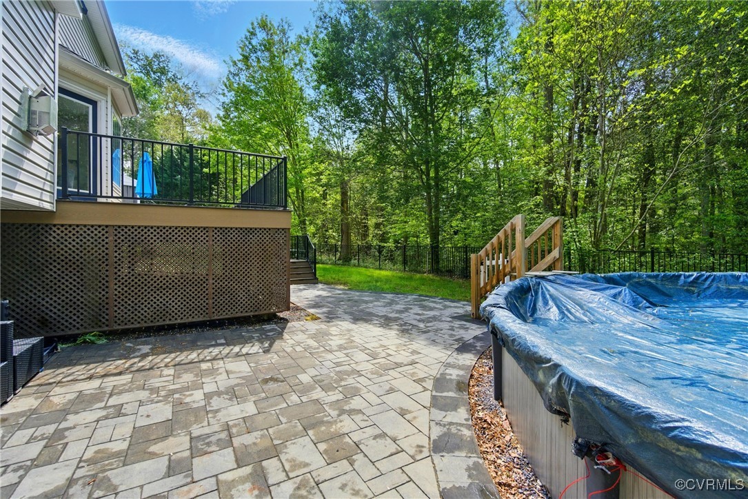1360 Lomond Drive Midlothian, VA 23114 - Photo 20 of 33 Deck and patio provide space for outside entertain