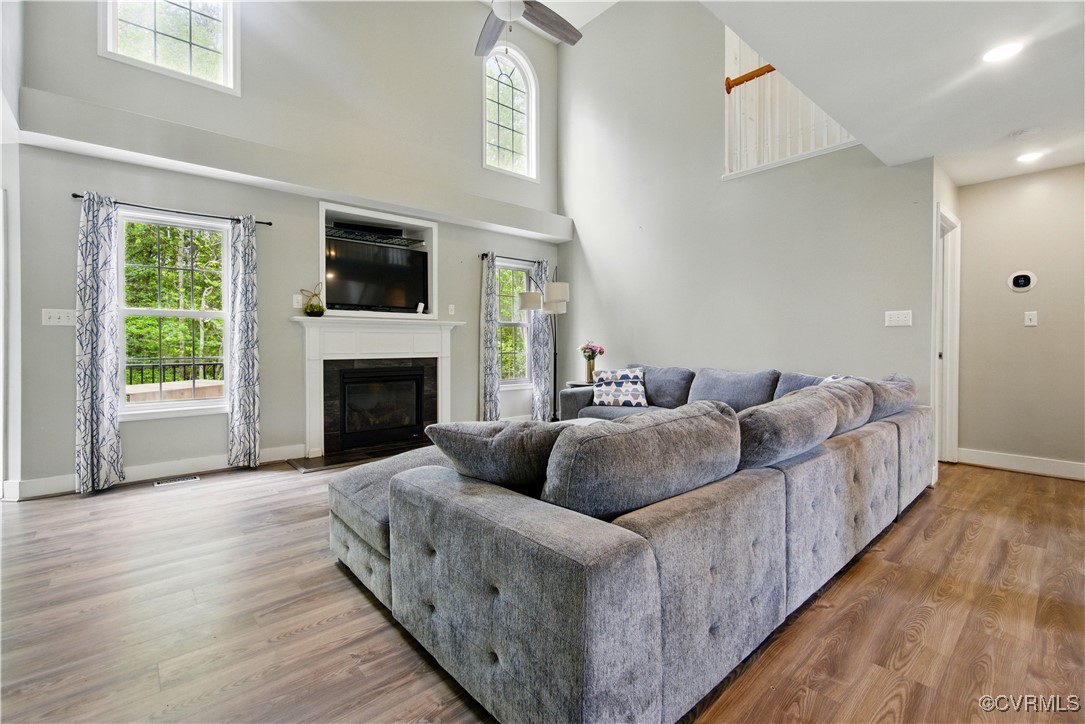 1360 Lomond Drive Midlothian, VA 23114 - Photo 3 of 33 The two-story great room overlooks the private bac
