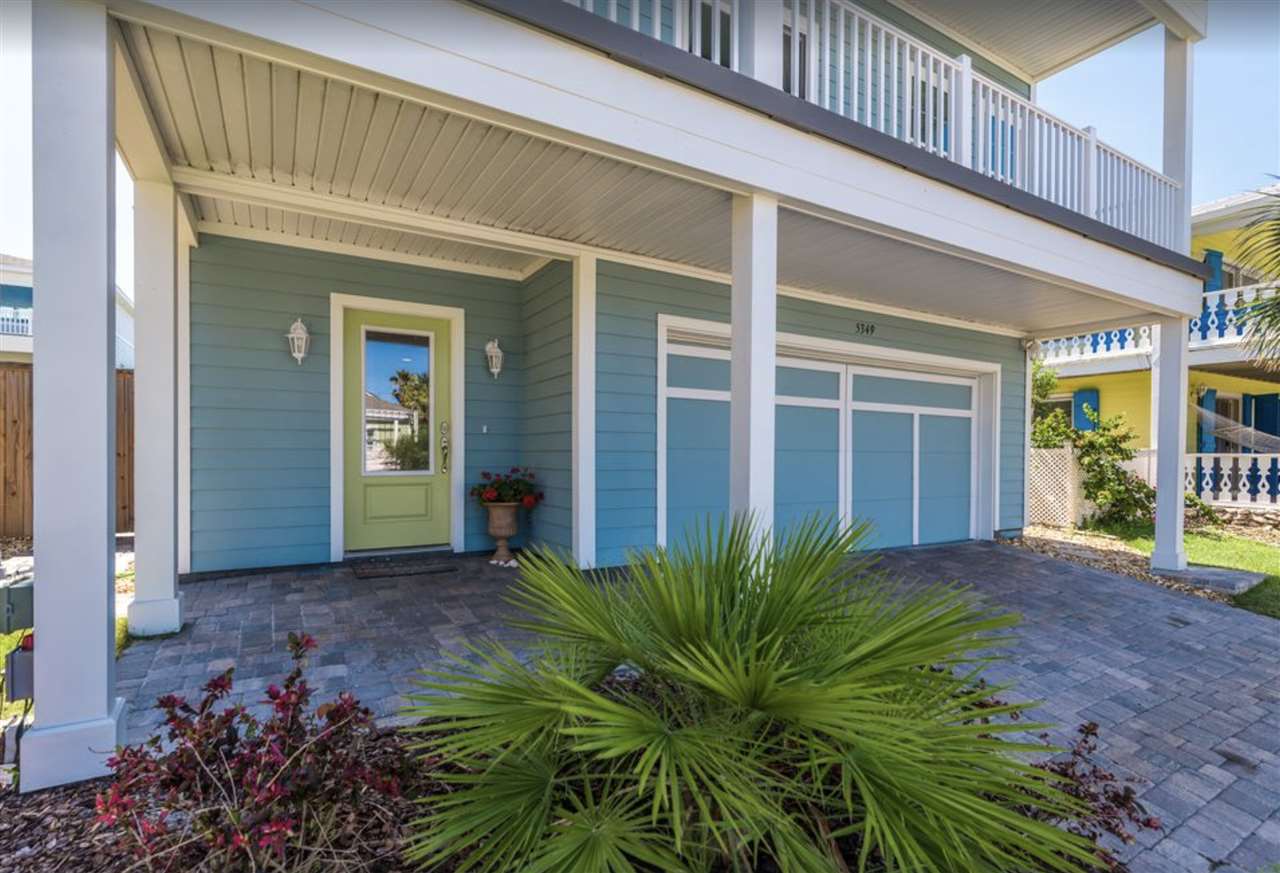 5349 Atlantic View St. Augustine, FL 32080 - Photo 32 of 33 a view of a house with a garden
