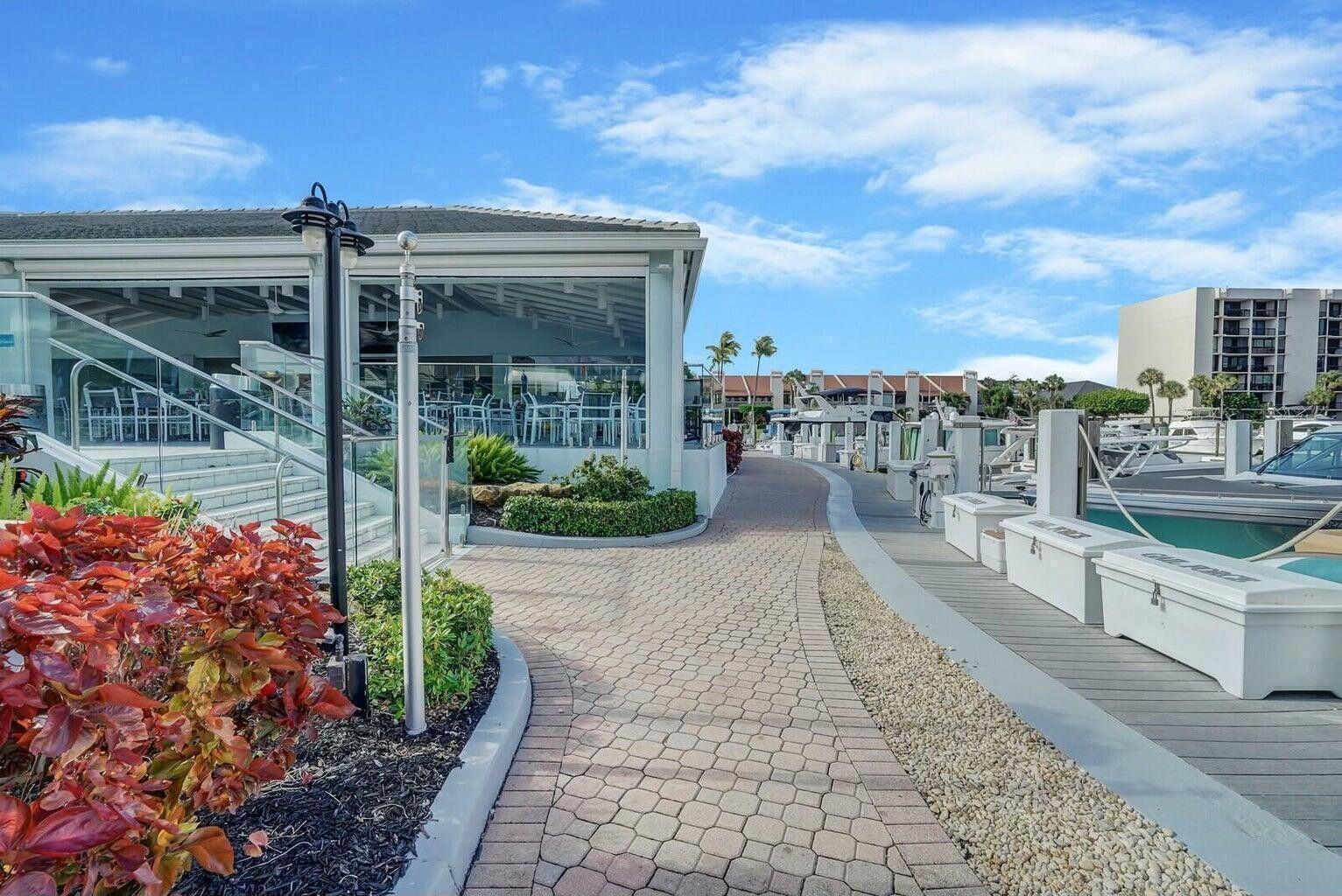 2697 North Ocean Boulevard, Unit F604 Boca Raton, FL 33431 - Photo 42 of 71 Chickee Bar Entrance-Marina Side